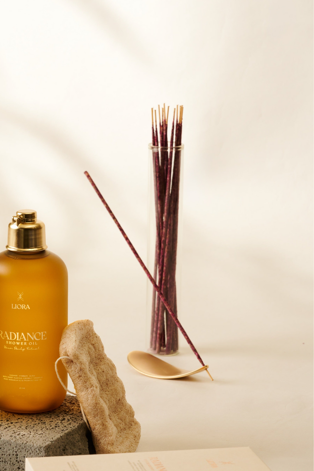 Natural Rose Petal Incense (Box of 10)